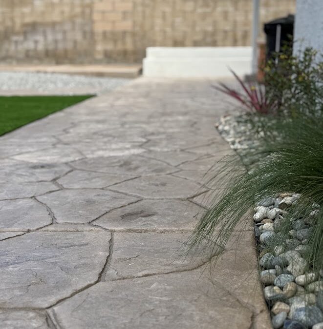 Concrete installation
