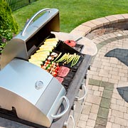 Outdoor Kitchen BBQ Island